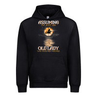 Black assuming i'm just an old lady was your first mistake witch Urban Hoodie - SnappyArt