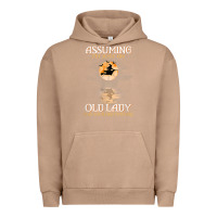 Pigment Burro assuming i'm just an old lady was your first mistake witch Urban Hoodie - SnappyArt