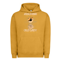 Pigment Peanut Butter assuming i'm just an old lady was your first mistake witch Urban Hoodie - SnappyArt
