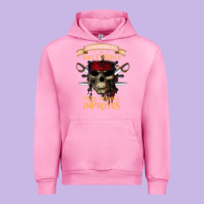 Pirate The Beatings Will Continue Until Morale Improves Urban Hoodie Designed By Snappyart