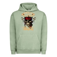 Pigment Oil Green pirate the beatings will continue until morale improves Urban Hoodie - SnappyArt
