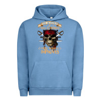 Pigment Pebble Blue pirate the beatings will continue until morale improves Urban Hoodie - SnappyArt