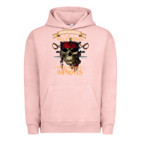 Pigment Salmon pirate the beatings will continue until morale improves Urban Hoodie - SnappyArt