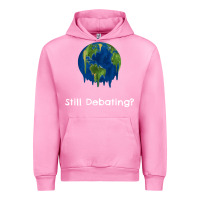 Fuchsia Pink environmental climate change still debating summer Urban Hoodie - SnappyArt