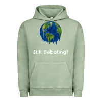 Pigment Oil Green environmental climate change still debating summer Urban Hoodie - SnappyArt