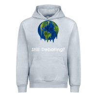 Heather Grey environmental climate change still debating summer Urban Hoodie - SnappyArt
