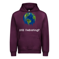 Mauve Wine environmental climate change still debating summer Urban Hoodie - SnappyArt