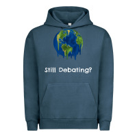 Pigment Midnight Navy environmental climate change still debating summer Urban Hoodie - SnappyArt