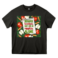 Because Teachers Can't Live On Apples Alone Tumble Heavy Core Tee | Teevron