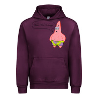 Mauve Wine Patrick Classic Urban Hoodie - SnappyArt