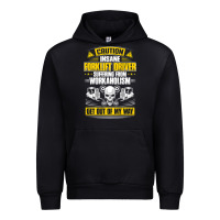 Black forklift operator get out of my way forklift driver t shirt Urban Hoodie - SnappyArt
