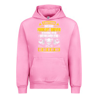Fuchsia Pink forklift operator get out of my way forklift driver t shirt Urban Hoodie - SnappyArt