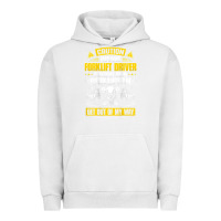Pigment Lunar Rock forklift operator get out of my way forklift driver t shirt Urban Hoodie - SnappyArt