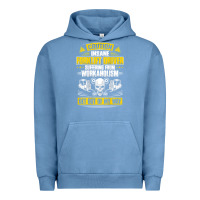 Pigment Pebble Blue forklift operator get out of my way forklift driver t shirt Urban Hoodie - SnappyArt