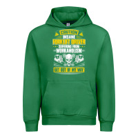 Emerald forklift operator get out of my way forklift driver t shirt Urban Hoodie - SnappyArt