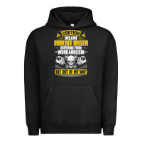 Pigment Black forklift operator get out of my way forklift driver t shirt Urban Hoodie - SnappyArt