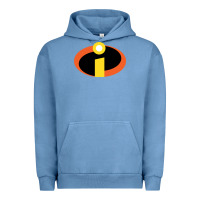 Pigment Pebble Blue incredibles Urban Hoodie - SnappyArt