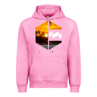 Fuchsia Pink billabong Urban Hoodie - SnappyArt