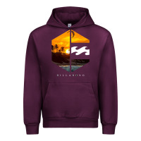 Mauve Wine billabong Urban Hoodie - SnappyArt