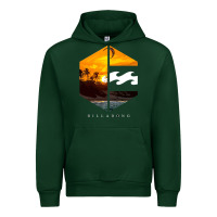 Forest Green billabong Urban Hoodie - SnappyArt