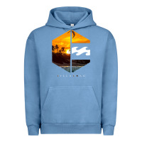 Pigment Pebble Blue billabong Urban Hoodie - SnappyArt