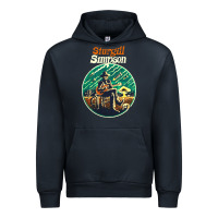Navy sturgill simpson retro Urban Hoodie - SnappyArt