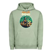 Pigment Oil Green sturgill simpson retro Urban Hoodie - SnappyArt