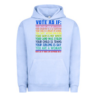 Pigment Grape Ice Vote As If Your Life Depends On It Human Rights Urban Hoodie - SnappyArt