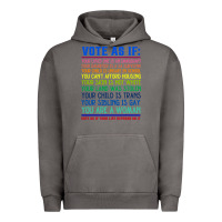 Pigment Tornado Vote As If Your Life Depends On It Human Rights Urban Hoodie - SnappyArt