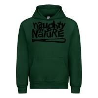 Forest Green naughty by nature Urban Hoodie - SnappyArt