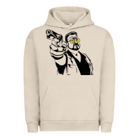 Pigment French Oak big lebowski Urban Hoodie - SnappyArt