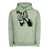 Pigment Oil Green big lebowski Urban Hoodie - SnappyArt