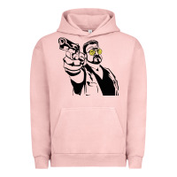 Pigment Salmon big lebowski Urban Hoodie - SnappyArt