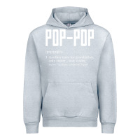 Heather Grey Pop Pop Gifts Grandpa Fathers Day Pop-Pop Urban Hoodie - SnappyArt