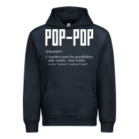 Navy Pop Pop Gifts Grandpa Fathers Day Pop-Pop Urban Hoodie - SnappyArt