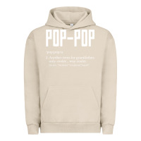 Pigment French Oak Pop Pop Gifts Grandpa Fathers Day Pop-Pop Urban Hoodie - SnappyArt