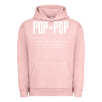 Pigment Salmon Pop Pop Gifts Grandpa Fathers Day Pop-Pop Urban Hoodie - SnappyArt