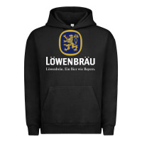 Pigment Black lowenbrau Urban Hoodie - SnappyArt