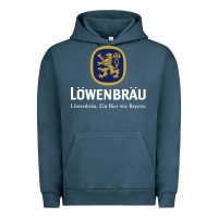 Pigment Midnight Navy lowenbrau Urban Hoodie - SnappyArt