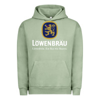 Pigment Oil Green lowenbrau Urban Hoodie - SnappyArt