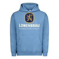 Pigment Pebble Blue lowenbrau Urban Hoodie - SnappyArt