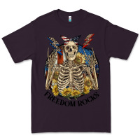 Plum freedom rocks Premium Tee - CowGirlArtShop