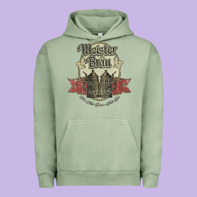 Meister Brau 1891, Beer Urban Hoodie Designed By Snappyart