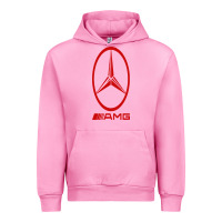 Fuchsia Pink amg Urban Hoodie - SnappyArt