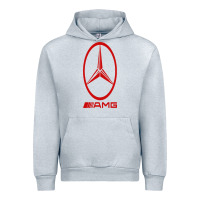 Heather Grey amg Urban Hoodie - SnappyArt