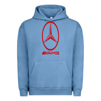 Pigment Pebble Blue amg Urban Hoodie - SnappyArt