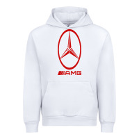 White amg Urban Hoodie - SnappyArt