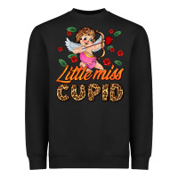 Black little miss cupid Heavyweight Sweatshirt - AdoDesignShop