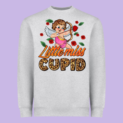 Little Miss Cupid Heavyweight Sweatshirt Designed By Adodesignshop