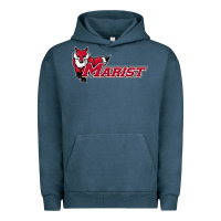 Pigment Midnight Navy cool,marist,red,foxes Urban Hoodie - SnappyArt